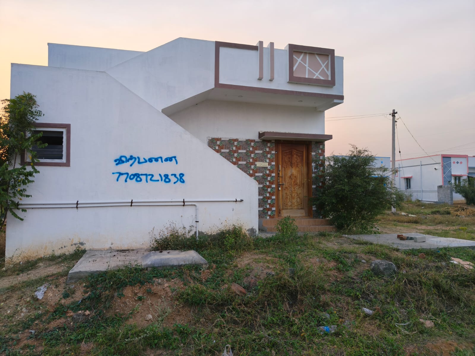 2.75 cent 1bhk house 18 lakhs